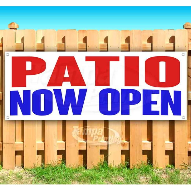 Now Open 13 oz Banner Heavy-Duty Vinyl Single-Sided with Metal Grommets Non-Fabric Now Open 13 oz Banner Heavy-Duty Vinyl Single-Sided with Metal Grommets Non-Fabric